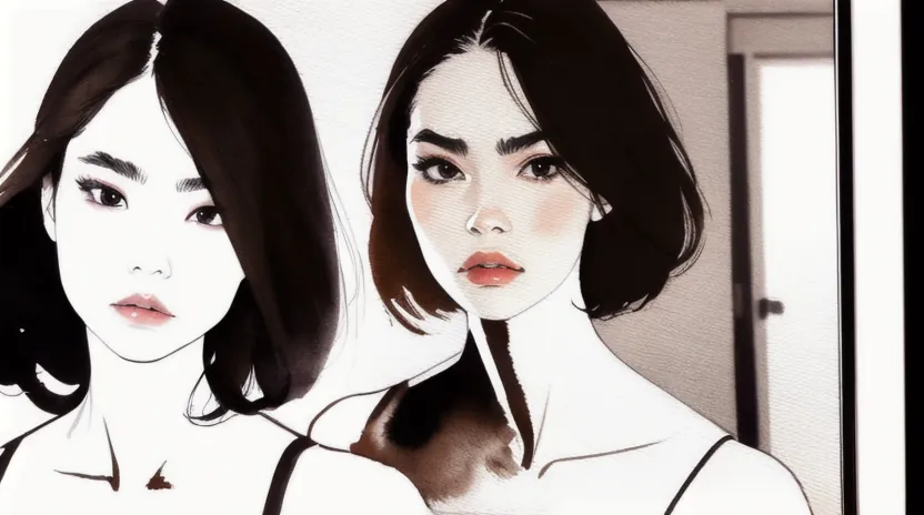 黒髪に明るすぎる茶眉はなぜ浮く？コントラストの罠