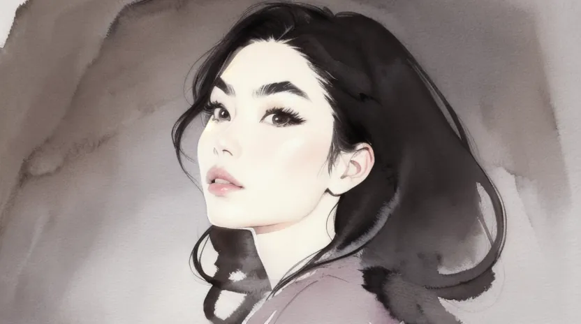 黒髪の魅力を引き立てる眉色は「アッシュグレー」と「ダークブラウン」