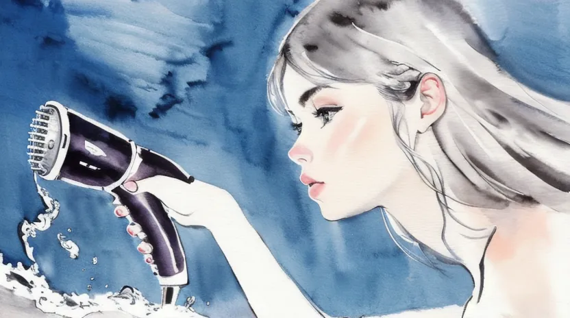 美しい銀髪を保つためのドライヤー選びは温度管理が命