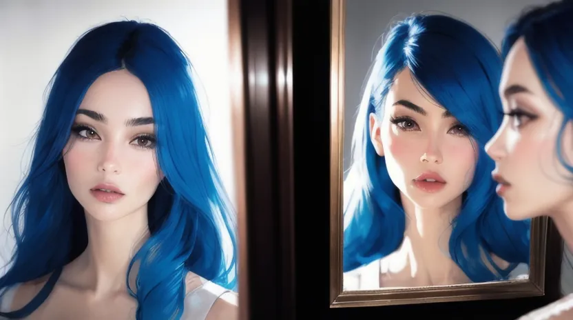 青髪の色落ち過程を徹底解説！染めたてから1ヶ月後の変化