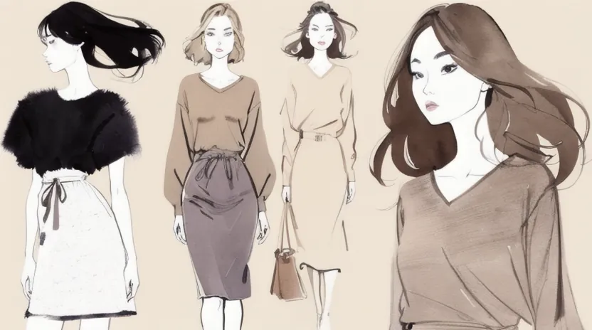 柔らかさを出すベージュ・グレージュ系の仕上がり