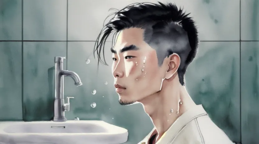 髪を濡らしてリセットし根元のクセを取る重要性