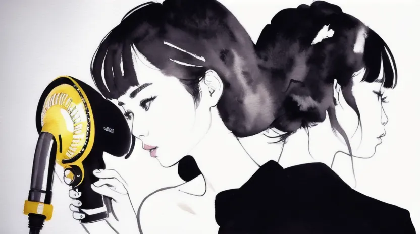 【冷風活用】立ち上げた前髪を一日中キープする形状記憶テクニック