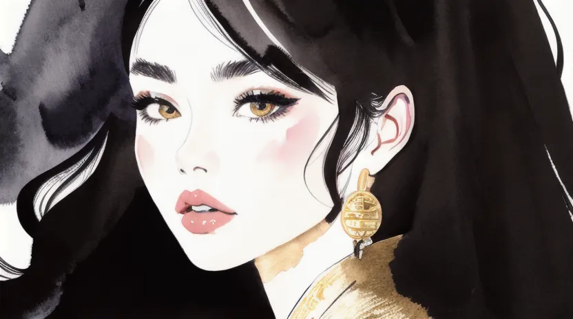 メッシュの太さと入れる場所で変わる印象操作