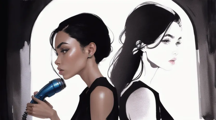 艶を出すためのドライヤーとアイロンの温度設定