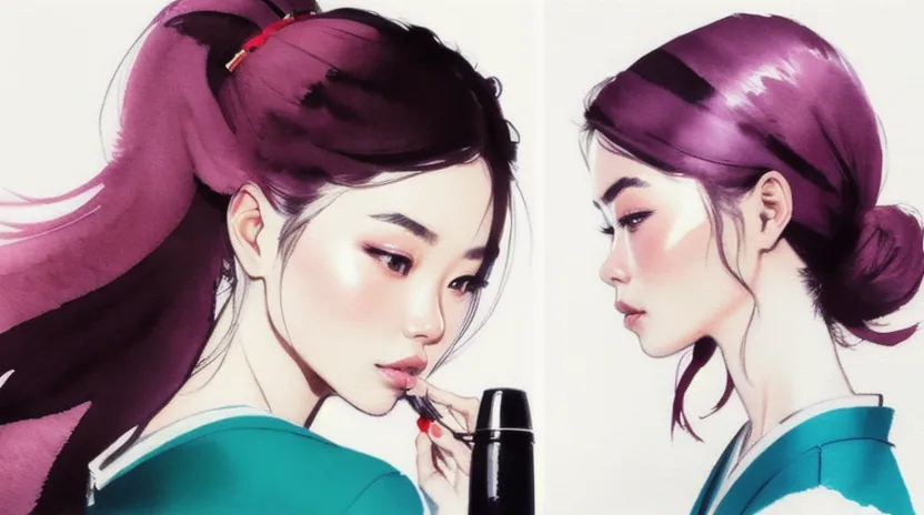 根元の立ち上げで顔のバランスを補正する方法