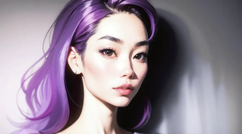 色落ち過程の黄ばみを抑えてクリーミーに変化する「ラベンダー・パープル」