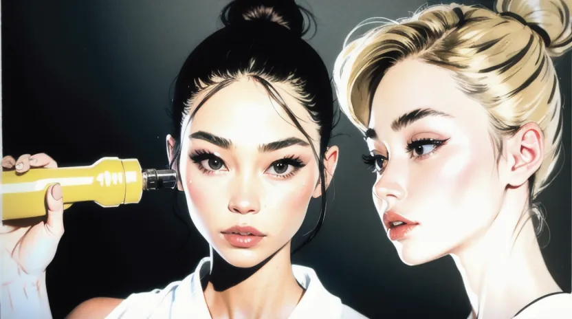 アウトバストリートメントとドライヤーの併用で疑似キューティクルを作る