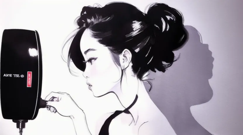 最後は必ずドライヤー！冷風仕上げでツヤを出す