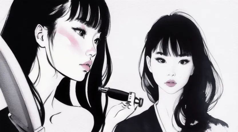 テンションをかけて密度を高めるブロー法