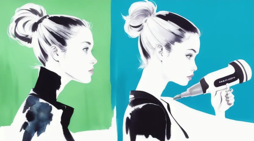 根元の立ち上がりを抑える風の当て方