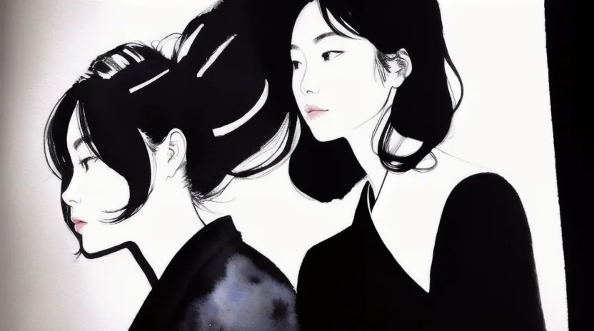 乾かし方一つで変わる黒髪の圧倒的な透明感