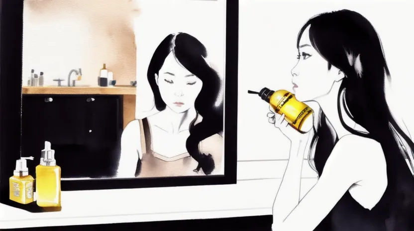 ドライヤー前のオイル選びで黒髪の質を高める