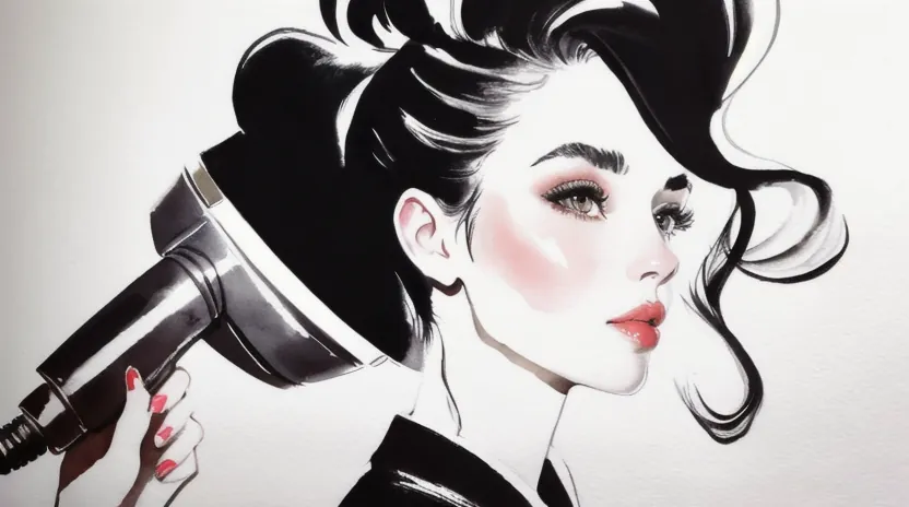 スタイリングを1日キープする湿り気の管理