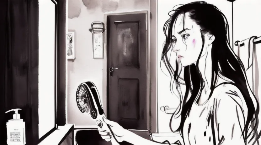 毛量増加によるドライヤー時間の長期化