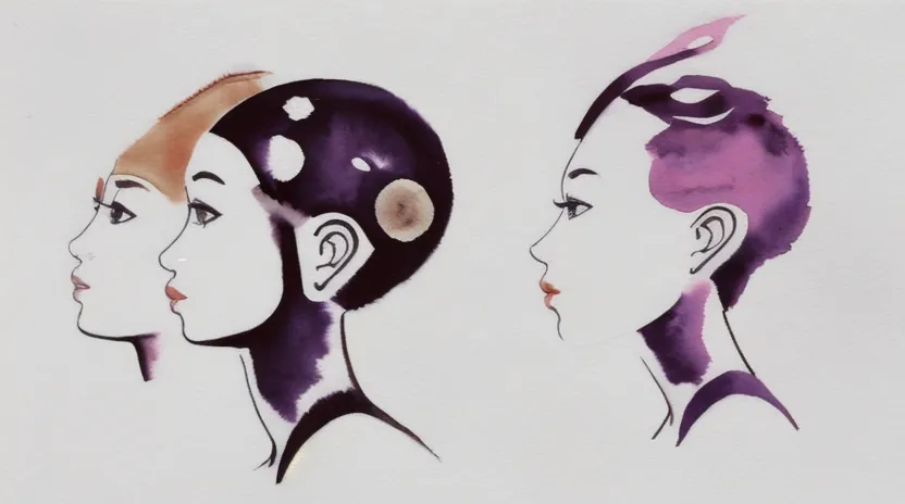 毛流と生え癖が分け目に与える影響