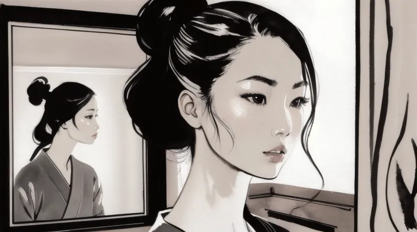 横髪の量が多すぎ・少なすぎはNG！黄金比の出し方