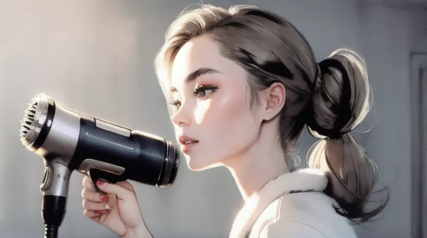 トレンドの「ゆるふわ」質感を出すスタイリング剤と風の当て方