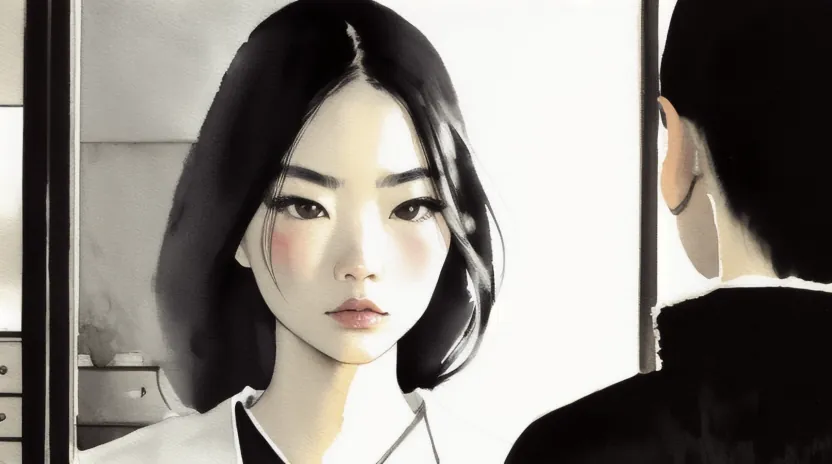 ペタンコ髪が強調する顔の余白とバランスの悪さ