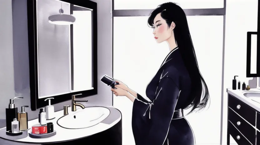 美容家が実践する黒髪を育むためのドライ＆ケア手順