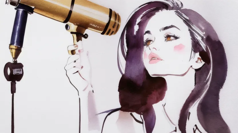 正しいヘアドライの手順とキラキラ防止術