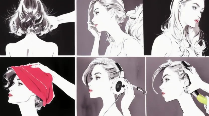 色素細胞を守るための効率的な乾燥手順