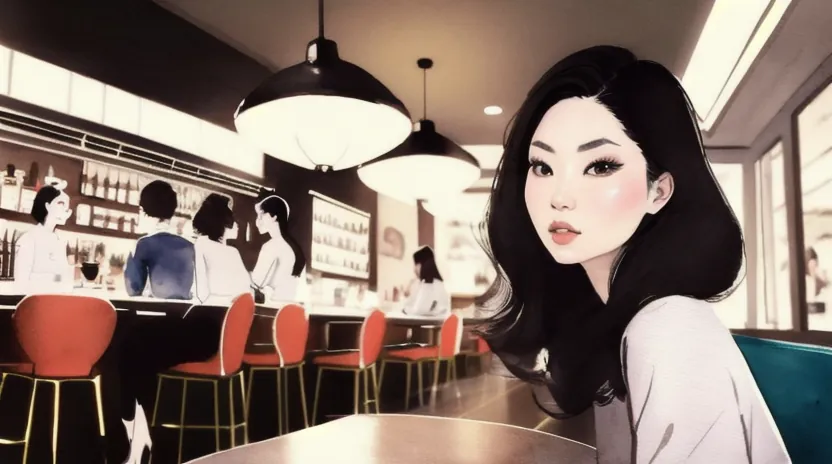 奥行きを深く取る前髪カットの視覚的効果