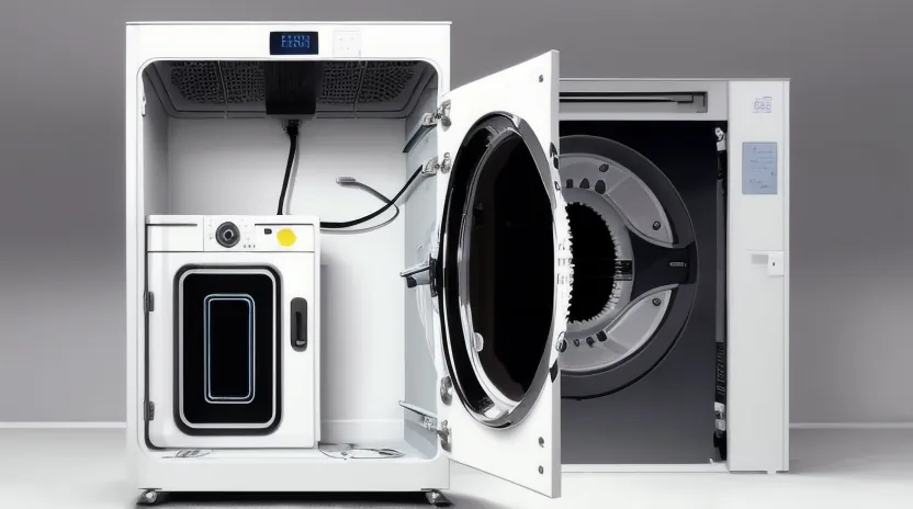 速乾性と静音性を両立するBLDCモーターの採用