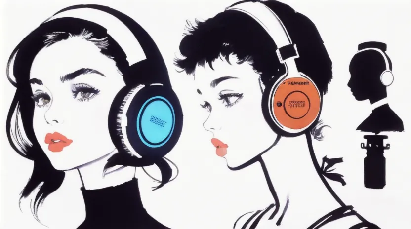 ヘッドホンの重量とヘッドバンドの形状が髪に与える影響